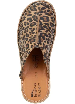 ELENA EDEN, klassische Damen-Clogs, Weite G, mit Gummizug