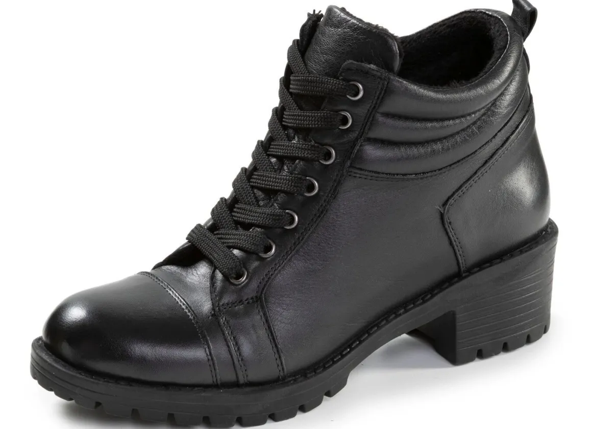 ELENA EDEN, klassische Damen-Stiefeletten, WInterschuhe, mit herausnehmbarem Fußbett