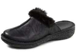 ELENA EDEN, klassische Damen-Clogs, Weite G, mit Plüsch