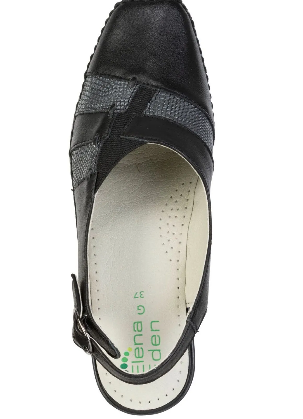 ELENA EDEN, schicke Damen-Sandalen, Weite G, mit Gummizug