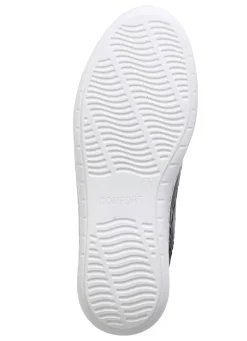 ELENA EDEN Sneaker aus Lackleder mit edlem Metallschmuck