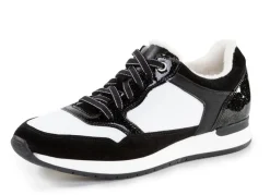 ELENA EDEN Sneaker aus Nappa-und Veloursleder