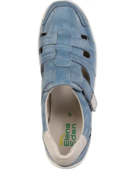 ELENA EDEN, sommerliche Damen-Slipper, Weite H, mit herausnehmbarem Fußbett