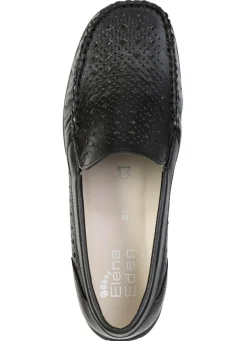 ELENA EDEN, sommerliche Damen-Slipper, Weite H, mit herausnehmbarem Fußbett