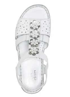 ELENA EDEN, sommerliche Damen-Sandalen, Weite G, aus Leder