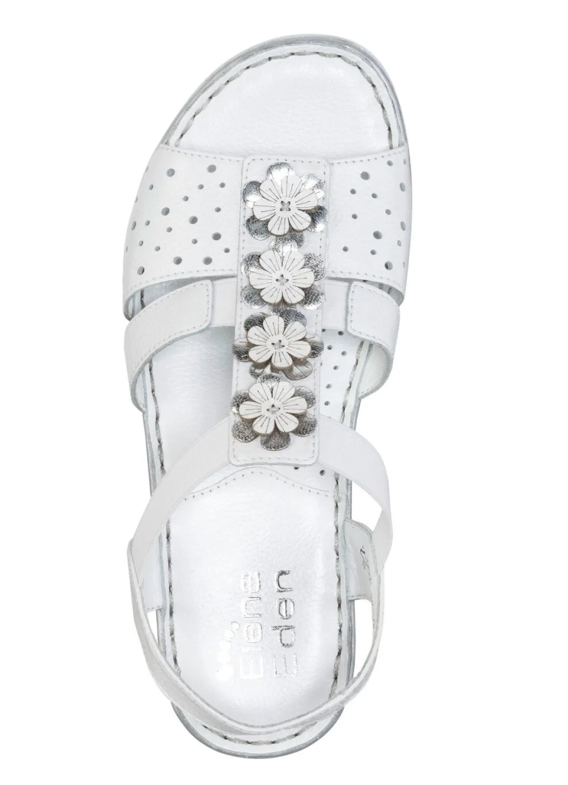 ELENA EDEN, sommerliche Damen-Sandalen, Weite G, aus Leder