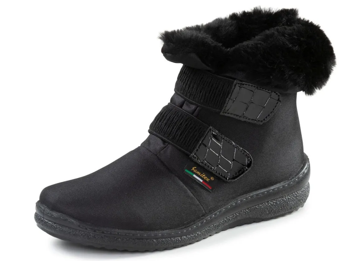 ELENA EDEN Stiefelette aus weichem Textilmaterial