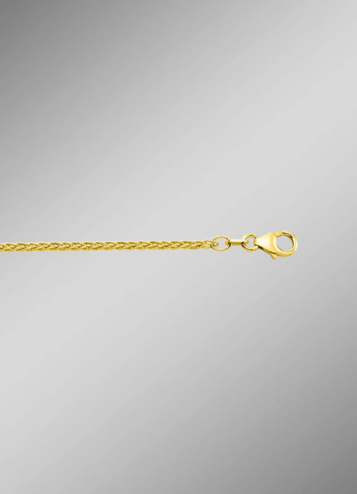 3-fach Zopfkette aus Gold