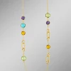 Farbenfrohe Eleganz: Halskette mit Quarzen