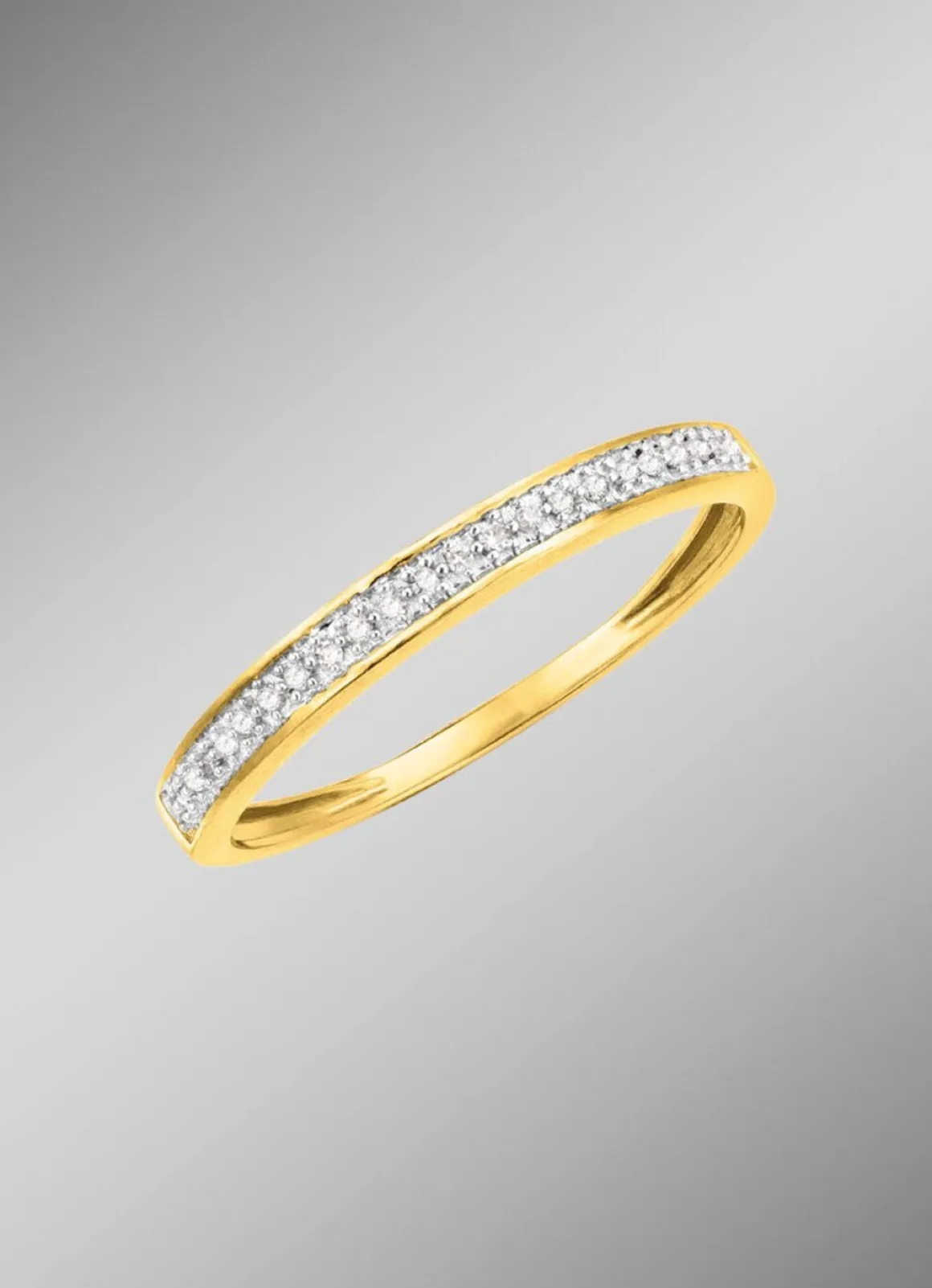 Feiner Damenring mit Diamanten