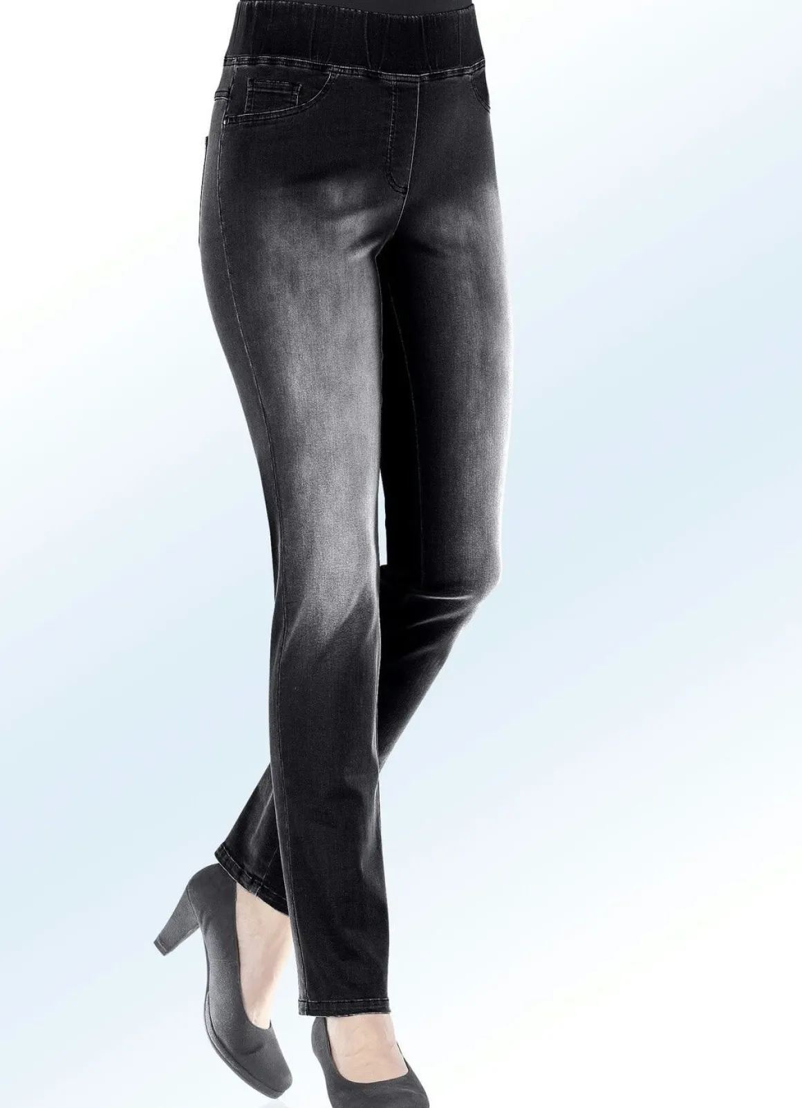 Figurformende Jeans