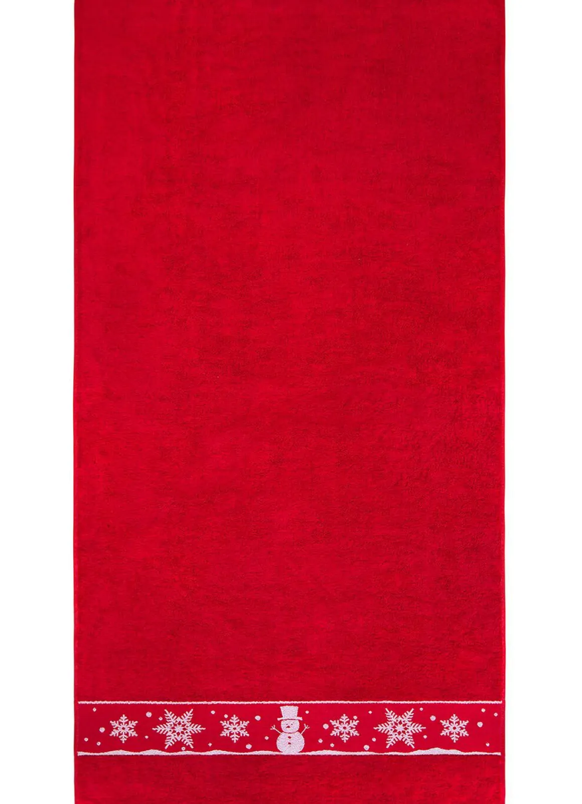 Flauschige Frottier-Serie mit Jacquard-Bordür