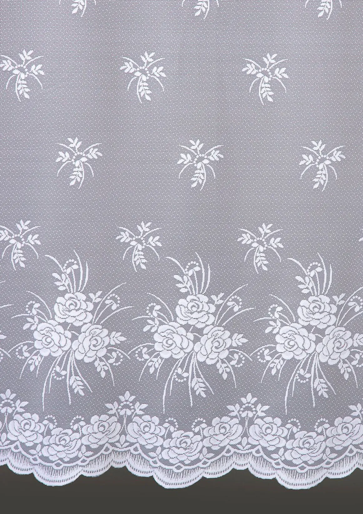 Floral dessinierter Store mit Universalschienenband