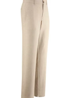 "Francesco Botti"-Hose mit Leinen in 3 Farben
