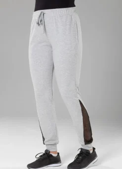Freizeithose mit Netzeinsatz in 4 Farben