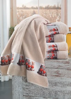 Frottier-Serie mit Jacquard-Bordüre