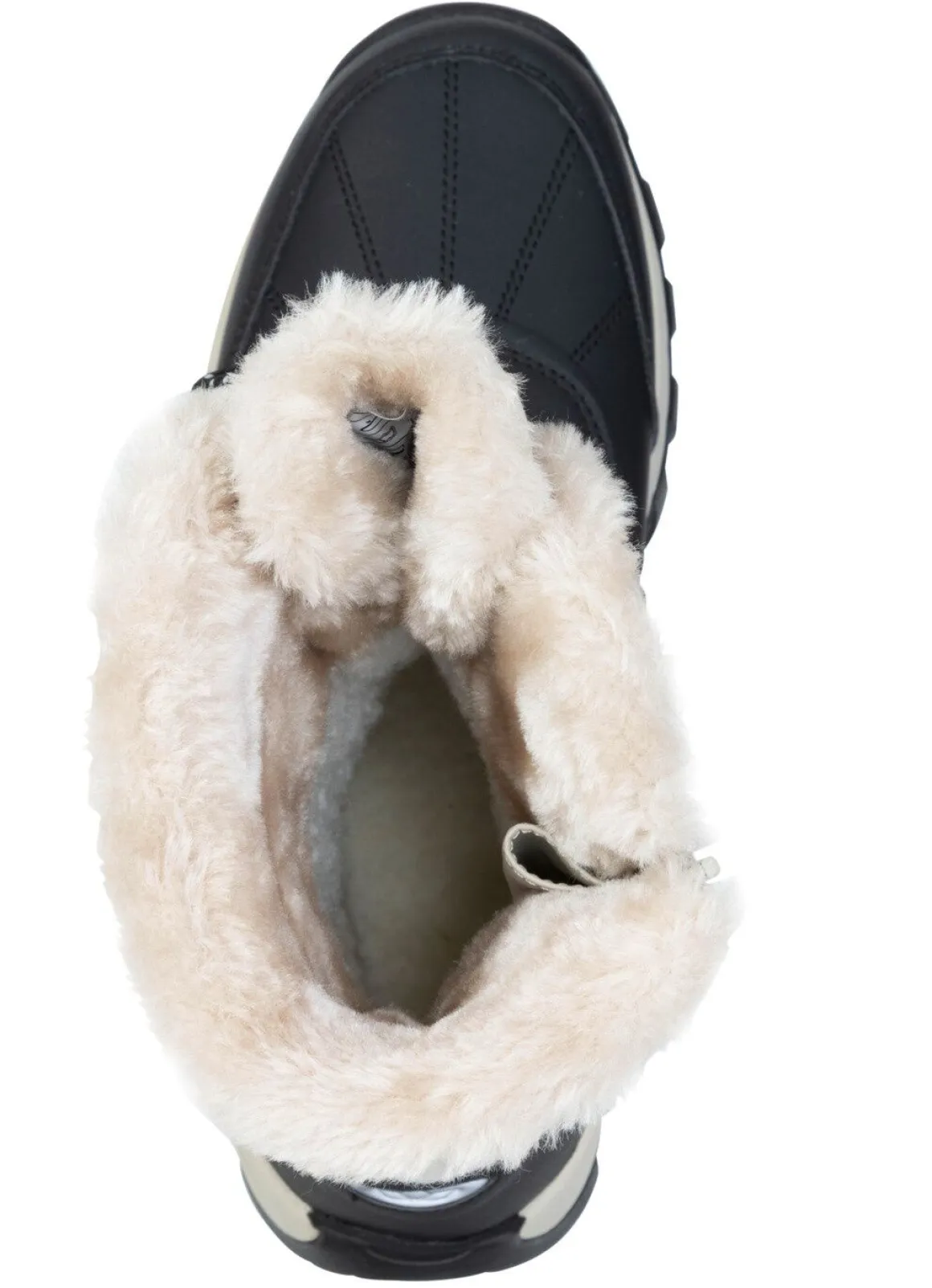 Gefütterte Damen-Stiefel, Winterschuhe, mit Reißverschluss