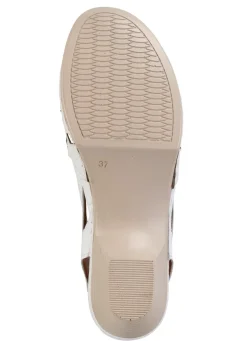 Gemini, klassische Damen-Sandaletten, Weite G, aus Leder