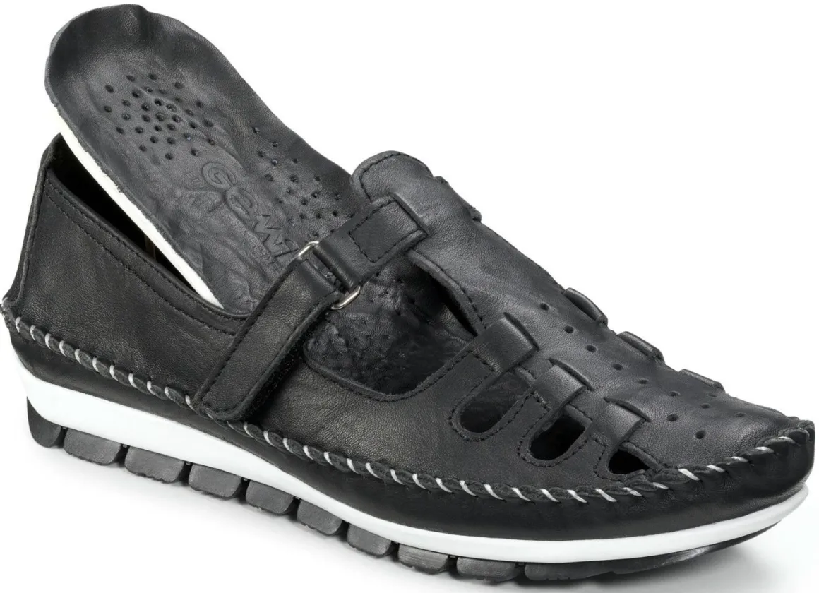 Gemini, klassische Damen-Slipper, Weite G, mit herausnehmbarem Fußbett