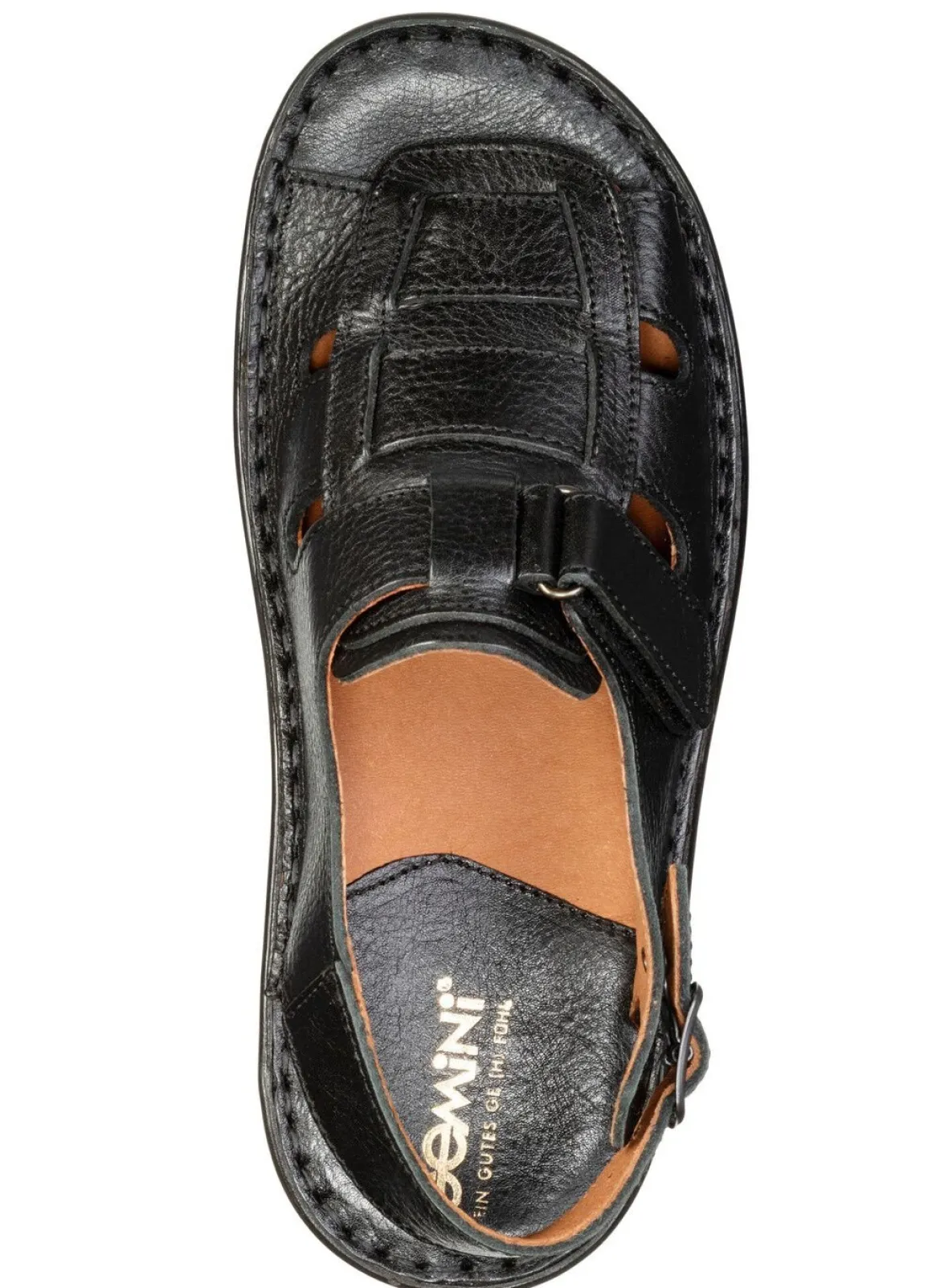 Gemini, klassische Herren-Sandalen, mit Klettverschluss