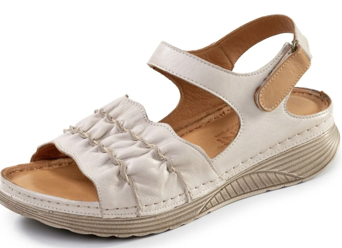 Gemini, leichte Damen-Sandalen, Weite G, aus Leder
