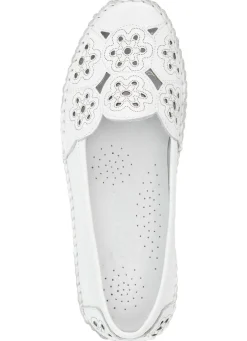 Gemini, leichte Damen-Slipper, Weite G, mit herausnehmbarem Fußbett