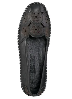 Gemini, leichte Damen-Slipper, Weite G, mit herausnehmbarem Fußbett