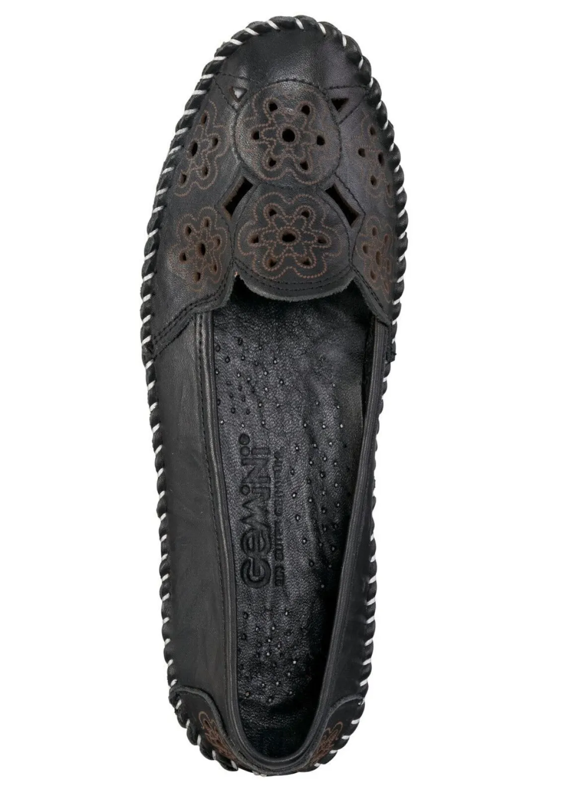 Gemini, leichte Damen-Slipper, Weite G, mit herausnehmbarem Fußbett