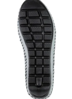 Gemini Mokassin-Stiefelette mit Knitter-Struktur