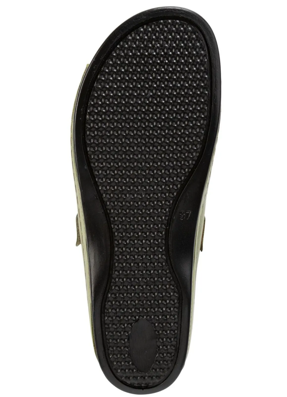 Gemini Pantolette aus teilweise schattiertem Rind-Nappaleder