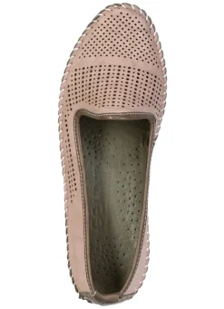Gemini, sommerliche Damen-Slipper, Weite G, mit herausnehmbarem Fußbett