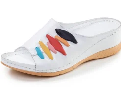 Gemini, trendige Damen-Pantoletten, Weite G, mit Gummizug