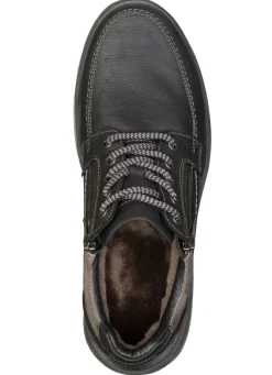 GINO GALANTE, gefütterte Herren-Boots, Winterschuhe, mit Lammfell