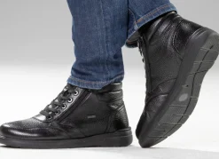 GINO GALANTE, gefütterte Herren-Boots, Winterschuhe, mit Reißverschluss