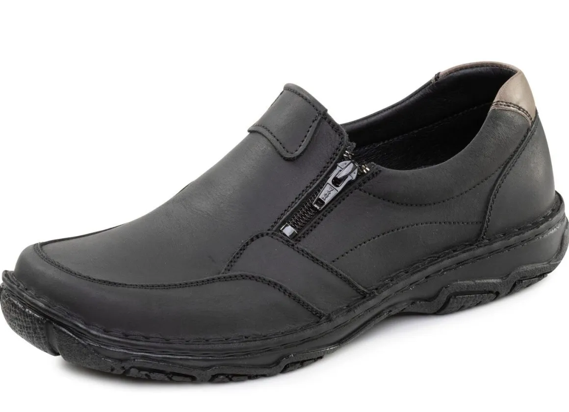 GINO GALANTE, klassische Herren-Slipper, mit herausnehmbarem Fußbett