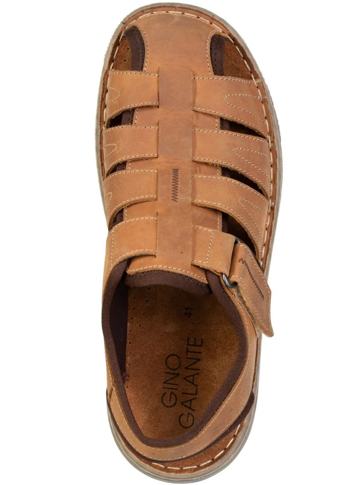 GINO GALANTE, klassische Herren-Sandalen, aus Leder