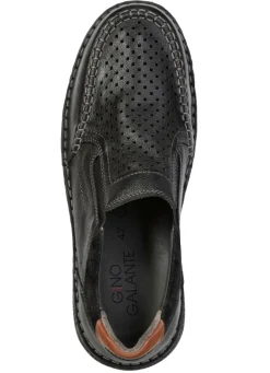GINO GALANTE, komfortable Herren-Slipper, Weite H, mit herausnehmbarem Fußbett