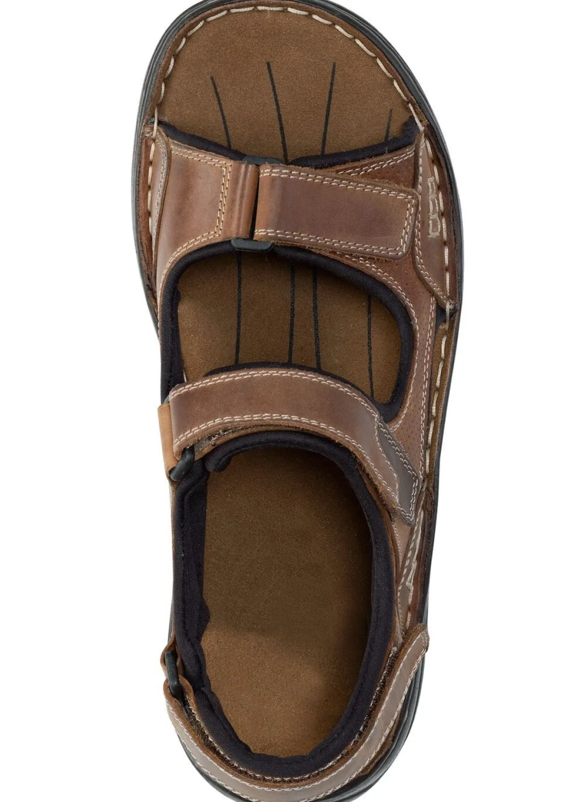 GINO GALANTE, komfortable Herren-Trekkingsandalen, aus Leder