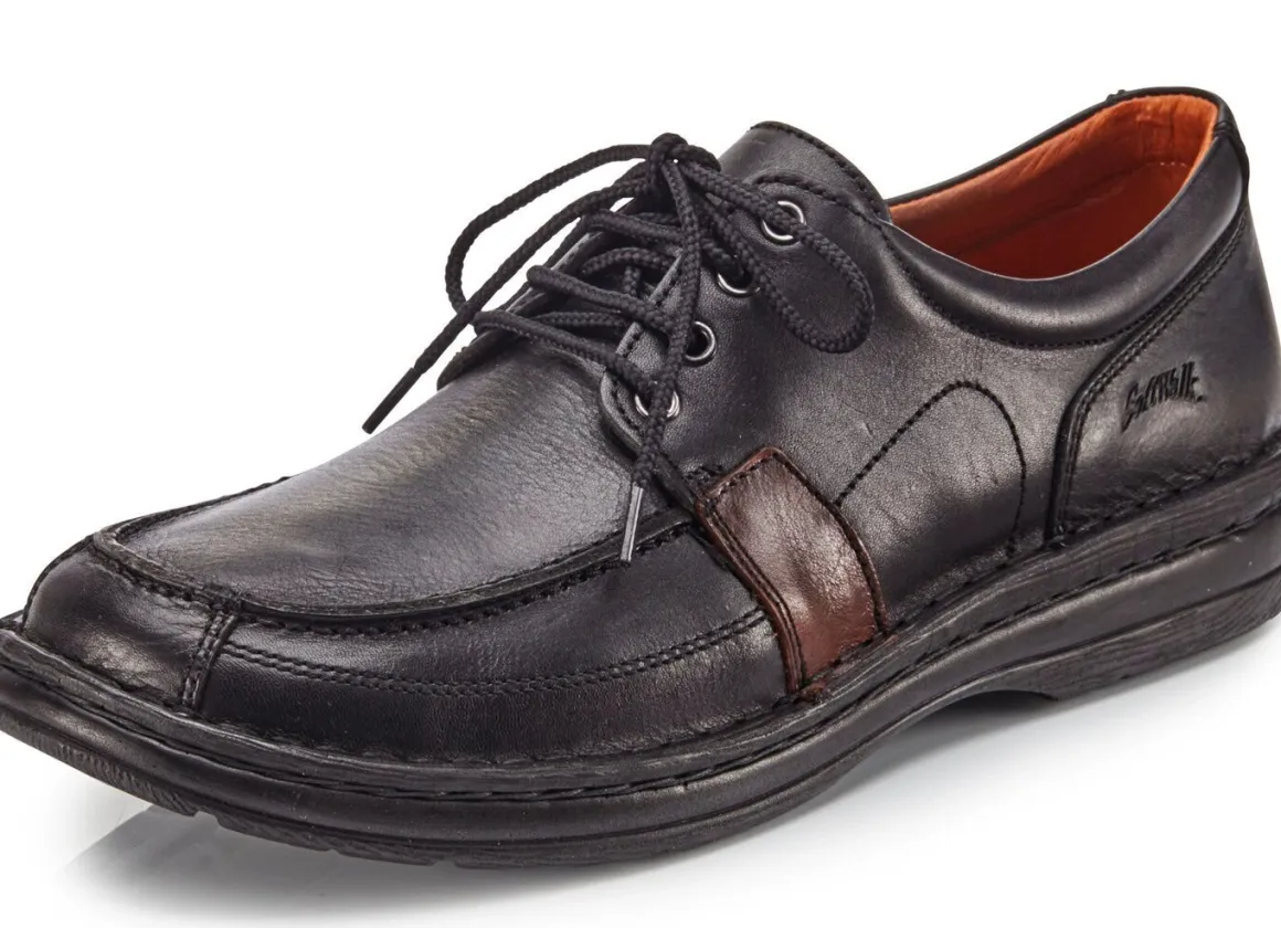 GINO GALANTE, schicke Herren- Schnürschuhe, mit herausnehmbarem Fußbett