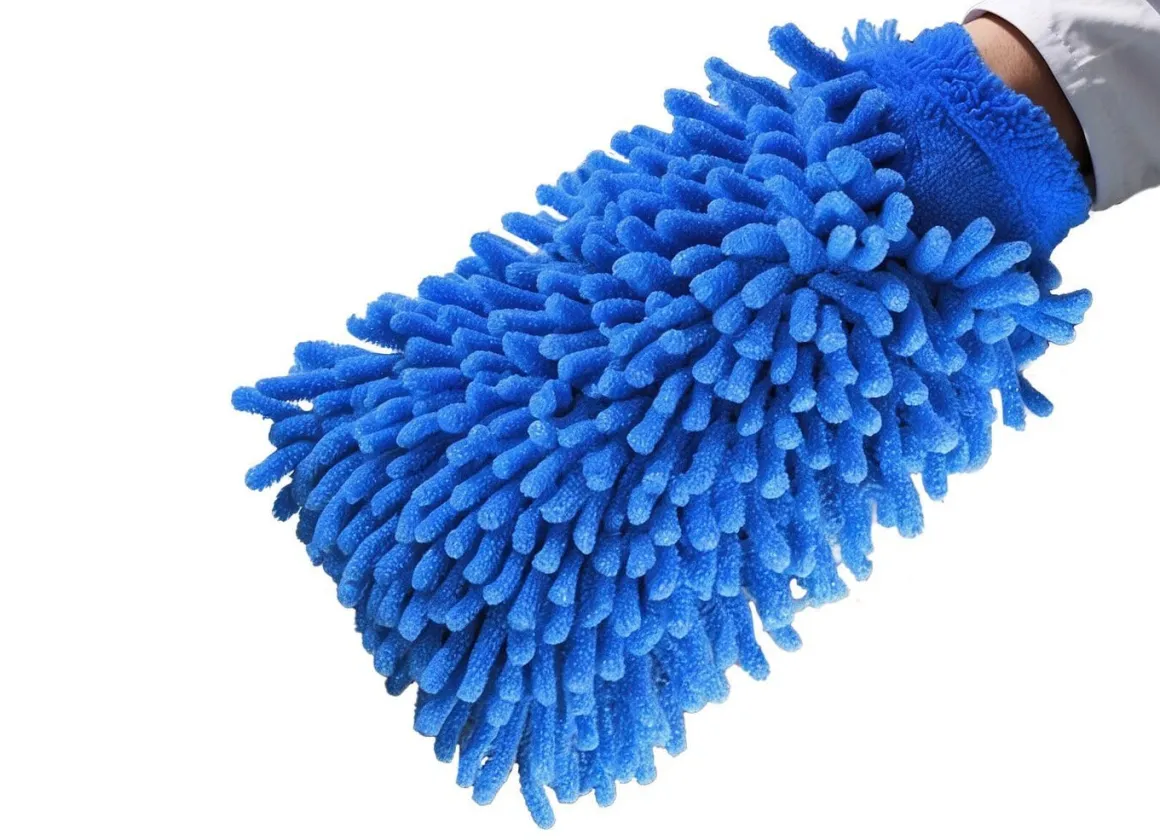 Glanzmeister Dual Color XL Waschhandschuhe, 2er-Set