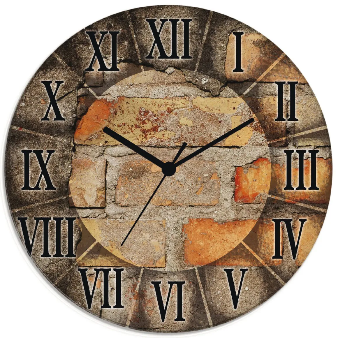 Glas-Wanduhr