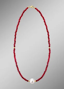 Halskette mit Muschelkernperle