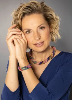 Halskette oder Armband aus Muranoglas