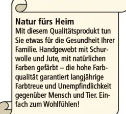 Handgewebte Brücken und Teppiche