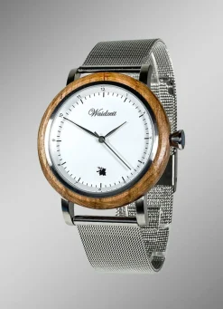 Herrenuhr mit Mesharmband