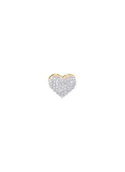 Herz-Anhänger mit 48 Diamanten