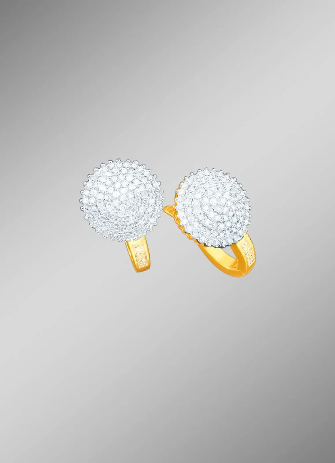 Hochwertige Diamant-Ohrringe mit 188 Diamanten