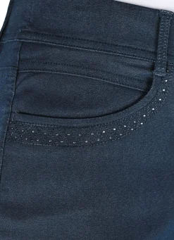 Hose in Denim-Optik