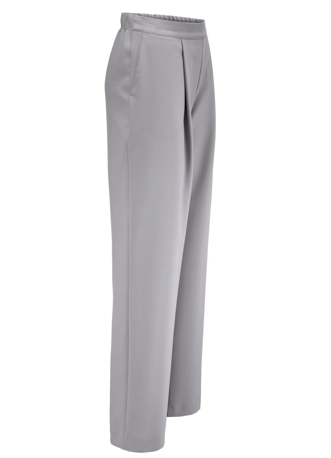 Hose mit Bundfalten in modischer Weite
