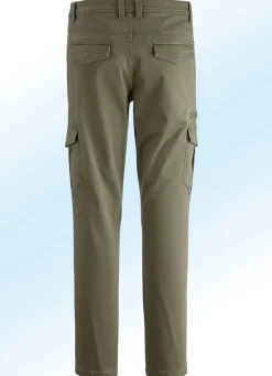 Hose mit Cargotaschen in 3 Farben
